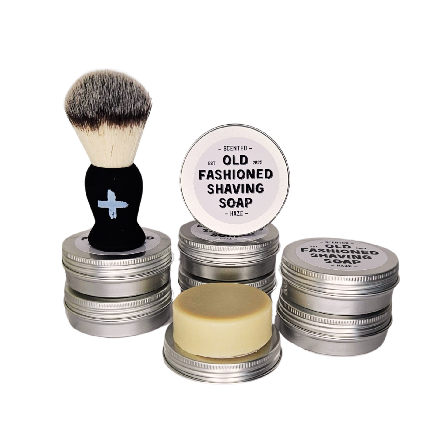 Old Fashioned Shaving Soap with Bentonite Clay & Essential Oils