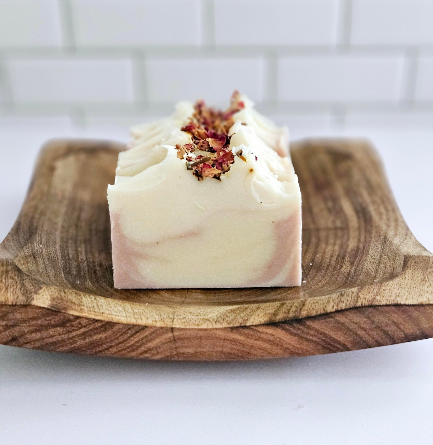 Soap Bar - Rose Geranium Marble