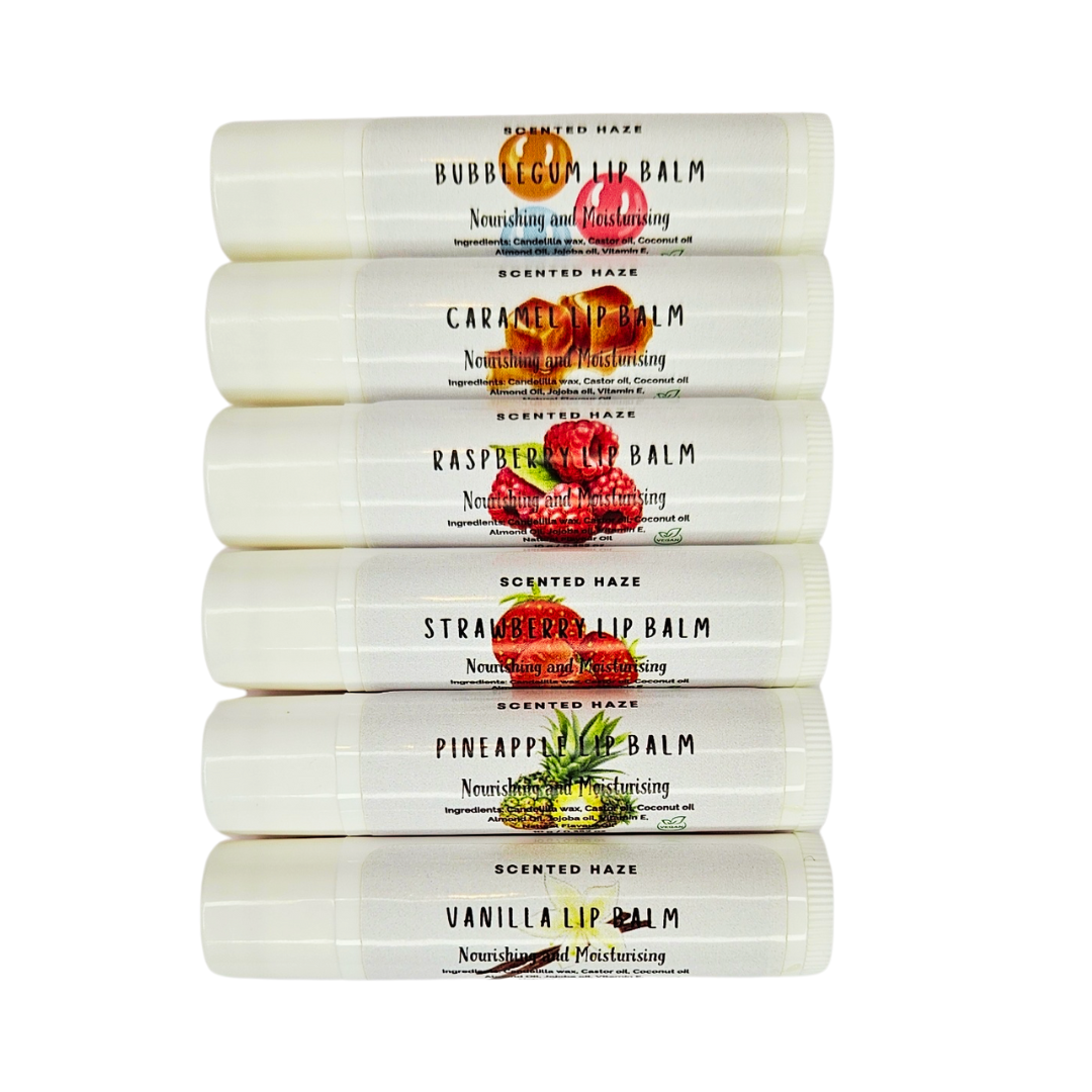 Natural Flavoured Lip Balms (Vegan)