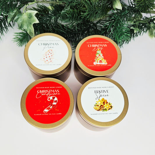 Merry & Bright Candle Tins