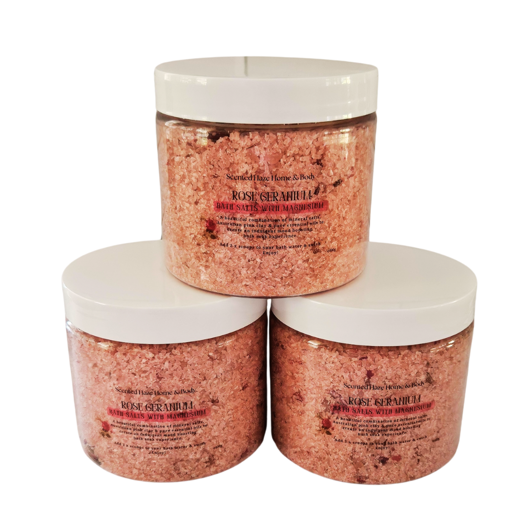 Bath Salts - Rose Geranium